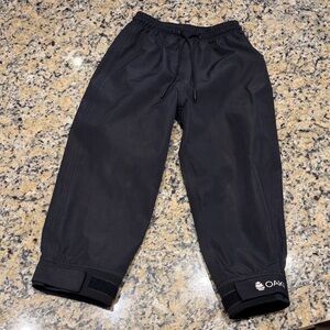 OAKI Kids Black Rain Pants